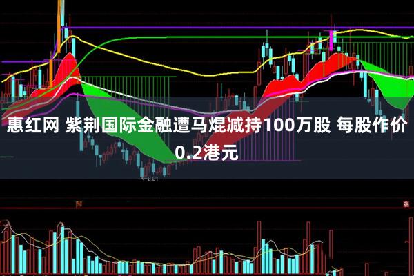 惠红网 紫荆国际金融遭马焜减持100万股 每股作价0.2港元